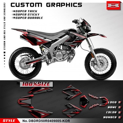 Racing Graphics Motorcycle Stickers for DERBI DRD 50 Racing 04 05 06 07 08 09