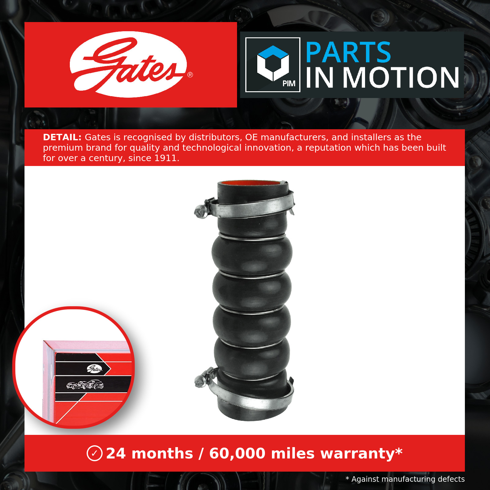 Turbo Hose fits FORD FOCUS Mk3 TDCi 1.6D 11 to 20 Charger Gates 2294509 Quality - Image 10