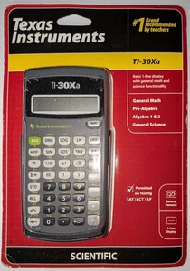 Texas Instruments TI-30Xa Calculatrice scientifique avec cas de diapositives Nouveau en emballage