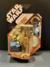Yoda Star Wars Saga Legends 30th Anniversary Collection 77-07 with Coin Hasbro