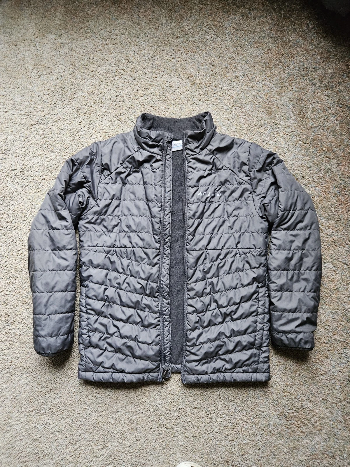 Columbia Silver Falls II Jacket Boy's Youth Size Large 14/16 Gray