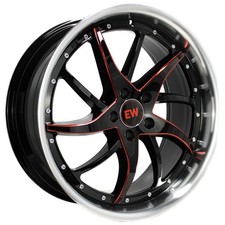 20x8.5 Elegance Wheels Star Gloss Blk Red Milled Mach Lip Float Cap Rims 4pcs 20x8.5 Elegance Wheels Star Gloss Blk Red Milled Mach Lip Float Cap Rims 4pcs