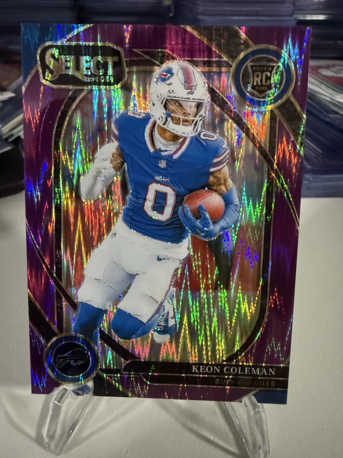 2024 Select - Keon Coleman RC Purple Prizm 191/360 - Club Level - Bills Rookie