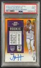 TYRESE HALIBURTON PSA 9 2020 CONTENDERS OPTIC #125 ROOKIE ORANGE PRIZM AUTO /25