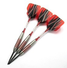 Hi-Tec 32 80 Tungsten Steel Tip Darts 26g Extras Includes Tracking
