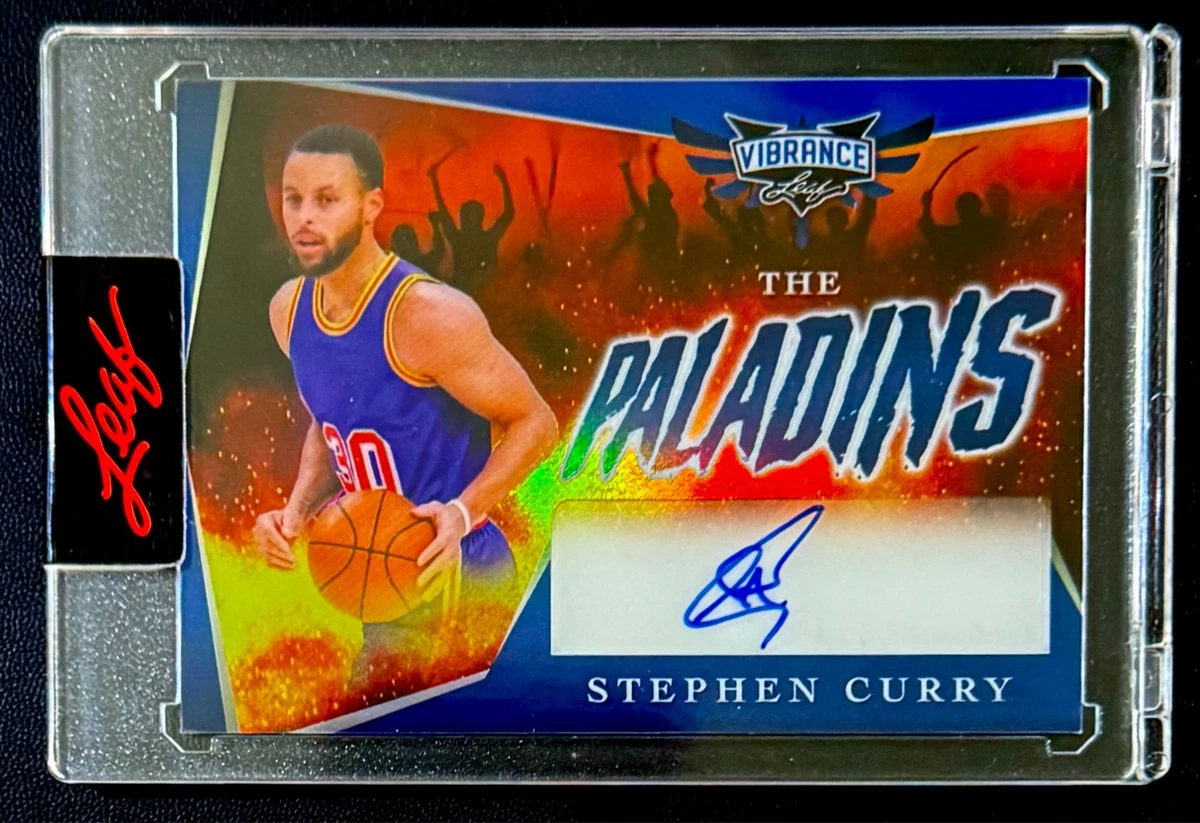 Stephen Curry Sports Trading Card Singles Autographed Basketball