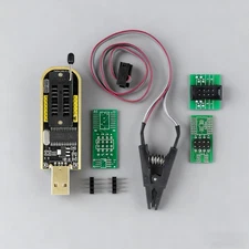 CH341A SOIC8 SOP8 Flash Chip EEPROM Programmer IC BIOS Test Clips 24 25 SeriesAJ