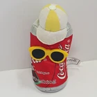 Vintage Coca Cola Can Plushie Bean Bag 7" Stuffed Toy (1997) NOVELTY PLUSHIE