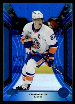 Anders Lee 2023-24 Upper Deck Trilogy Blue #/99 #32 New York Islanders ESE