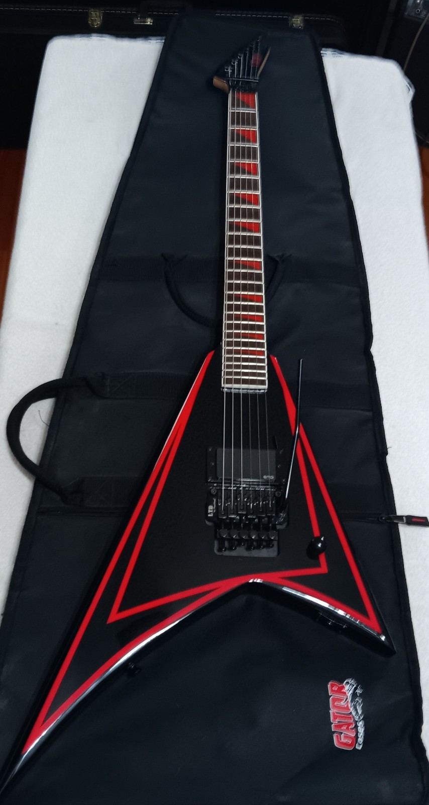 ESP LTD Alexi Liaho Electric Guitar - Black/Red