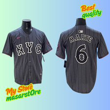 Men's New York Mets #6 Starling Marte Cool Base Stitched Jersey - All Stitched