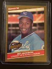 1986 Bo Jackson Donruss Highlights Rookie Card # 44