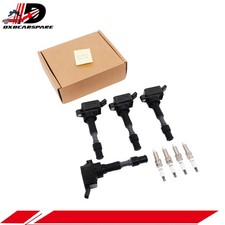 4X Ignition Coils + Spark Plugs for 2017-2022 Kia Optima Forte5 2.0L L4  US