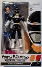 Hasbro Power Rangers Lightning Collection In Space Black Ranger Figure