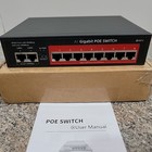 STEAMEMO 10-Port Gigabit Managed PoE Switch 8 PoE+ Ports@120W 2 Uplink Ports ...
