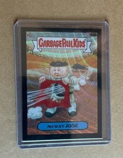 2021 Topps Garbage Pail Kids. No Way Jose 166b. Black Parallel SERIAL # 75/99