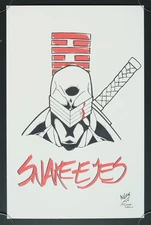 Snake Eyes Pinup Print by Nate Niles and Jarrod Alberich