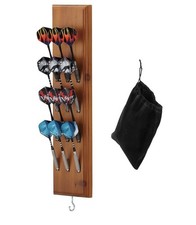 Viper Dart Caddy- Solid Wood Wall Mounted Dart Stand/Holder Cinnamon Color- New