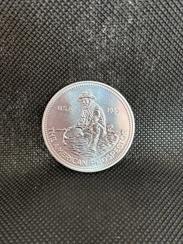 New Listing1985 American Prospector Eagle .999 Fine Silver Round 1 oz