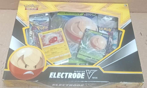PoKéMoN TCG: Hisuian Electrode V Box ( Foil Promo Cards, Foil Oversize Card - Bild 1 von 3