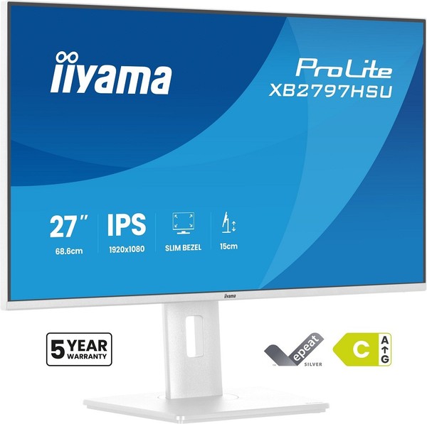 "Iiyama Prolite XB2797HSU-W1 - 68,6 Cm (27\") 1920 X 1080 Pixel Full Hd Led #EG029"-image