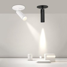 2 x COB LED Lámpara de Techo Empotrada Llave Baja Mini Foco Luz de Ángulo de Haz Estrecho