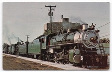 1970 Southern Railway Steam Locomotive 4501 Postcard Charleston NRHS