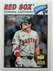 Topps 2026 Heritage Roman Anthony #86 Chrome Variation Baseball Card