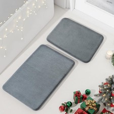 Bathroom Rugs Sets 2 Piece, Non-Slip Quick Dry Bath Mat Set, Ultra Soft Velv...