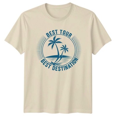 Best Tour Best Destination Travel Graphic Tee Herren T-Shirt Damen Oberteil...