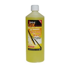 Screen Wash 1 Litre x4 Ready To Use RTU All Season Window - Triple QX 542771250 3.44 per litre