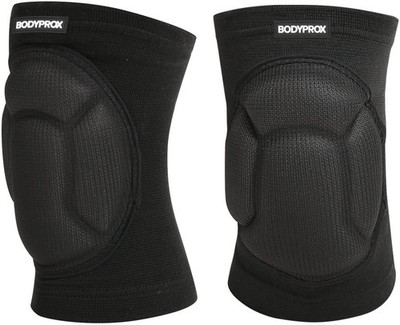 Bodyprox schützende Knieschützer, dicker Schwamm, Kollisionsvermeidung L, schwarz 
