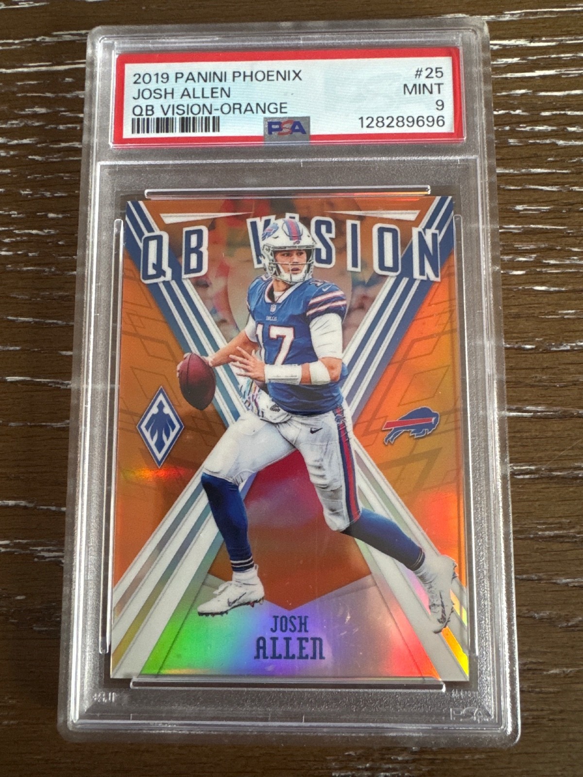 Josh Allen Panini Phoenix QB Vision #25 Orange
