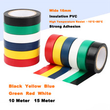 Electrical Tape Wide 16mm Insulation PVC High Temperature Resist Strong Adhesion