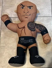 WWE The Rock Wrestling Buddies Plush Figure Doll HUGE 22" Good Stuff NEW