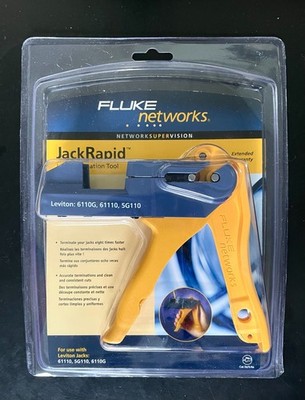 NEW SHIPS FREE Fluke JR-LEV-2 JackRapid Punch Down Tool