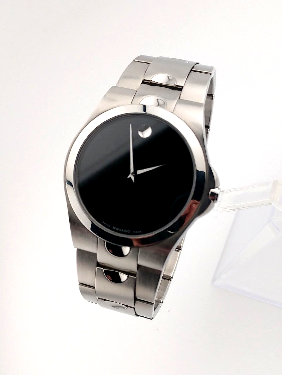 Movado Men's Luno Sport Classic Stainless Steel Watch; Model #84.E7.1850~Reduced