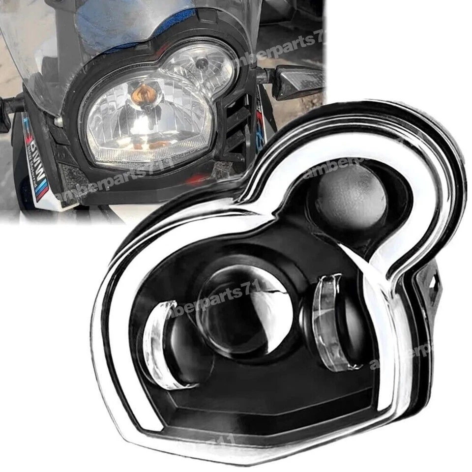 Juego de faros LED con faros antiniebla de conducción para BMW K15 K25 R13 G 650GS HP2 Foto 4 de 4