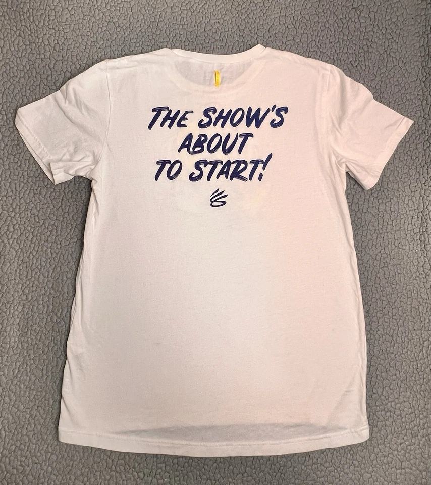 Under Armour T-Shirt Boys Curry Popcorn Tee White Little Boys Size YXL - Image 2 of 4