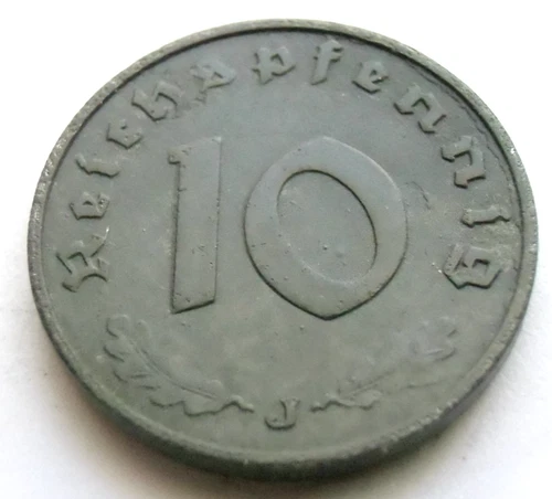 1942 Germany 10 Reichspfennig — photo from the most recent tracked eBay sale
