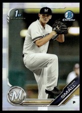2019 Bowman Draft Chrome Refractor   Ethan Small Milwaukee Brewers #BDC-28