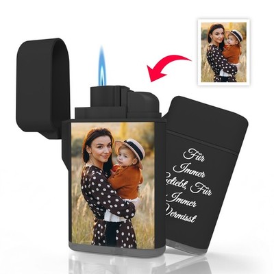 Personalisierter Feuerzeug mit Foto Gravur Geschenk Mama Muttertag Idee