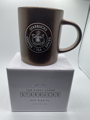 Starbucks Exclusive First Store Seattle Pike Place Brown Mug