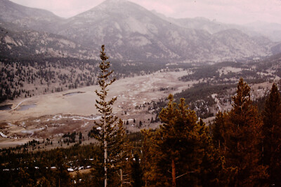 1950s Beautiful Scenery Europe ?  Red Border Kodachrome Slide X-E