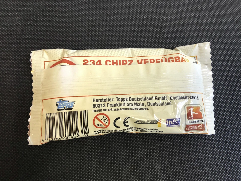Topps Bundesliga 2011/2012 Chipz 1 Packung mit 5 Chipz ungeöffnet neu - Bild 2 von 2