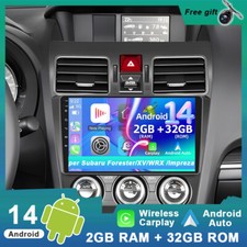 Android14 Per Subaru Forester/XV/WRX /Impreza Navi CarPlay Autoradio GPS Navi AM