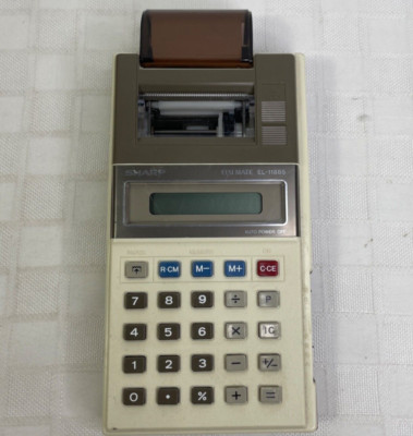 Sharp EL-1188 Elsi Mate Handheld Print Display Calculator