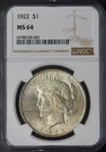 1922 Peace Silver Dollar - NGC MS64 - ✪COINGIANTS✪