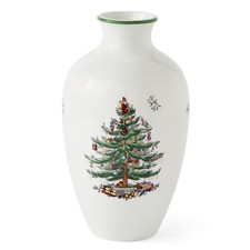 Spode Christmas Tree 10 Posy Vase - Elegant C...