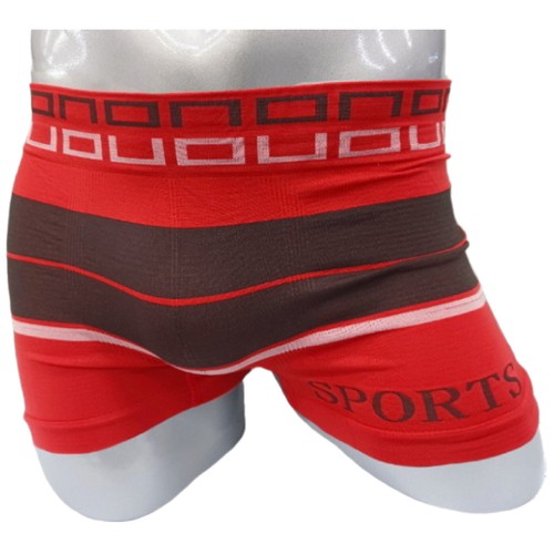 6 Men's UNDERWEAR Seamless SPORTS Boxer Briefs Microfiber Compression MEDIUM - Picture 9 of 9